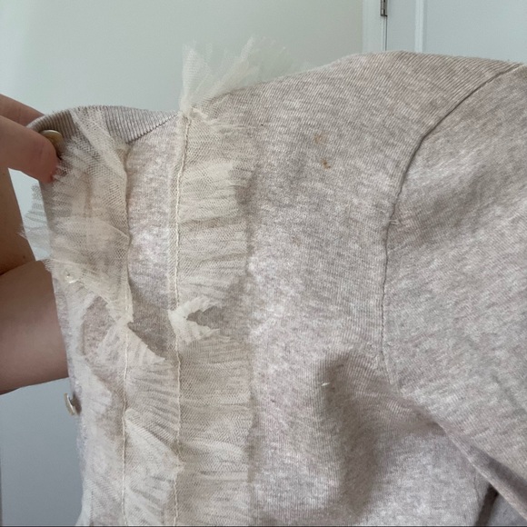 J.Crew Ruffle Trim Cardigan - Picture 7 of 8